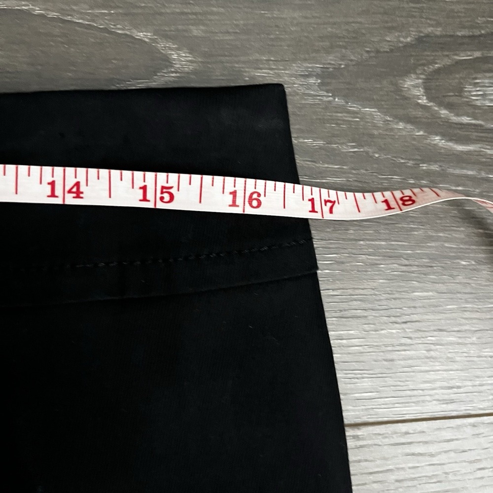 Talbots Pencil Skirt Size 10P Black NWT Knee Length Cotton Blend Stretch‎ Career - Picture 4 of 6